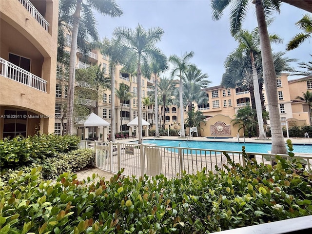 3001 NE 185th St Unit 112, Aventura, FL 33180 - community pool featuring a gazebo