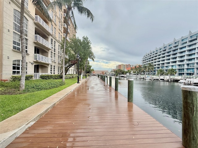 3001 NE 185th St Unit 112, Aventura, FL 33180 - dock with a water view