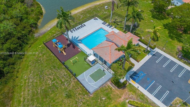985 SW 147th Ct, Miami, FL 33194 - aerial view of a pool