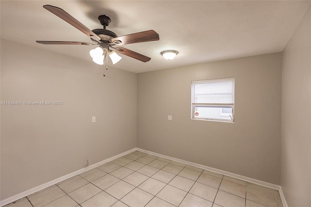 4423 Lake Ave, West Palm Beach, FL 33405 - unfurnished room featuring ceiling fan and light tile patterned flooring