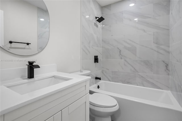 4879 NW 2nd Ct, Plantation, FL 33317 - full bathroom featuring vanity and tub / shower combination