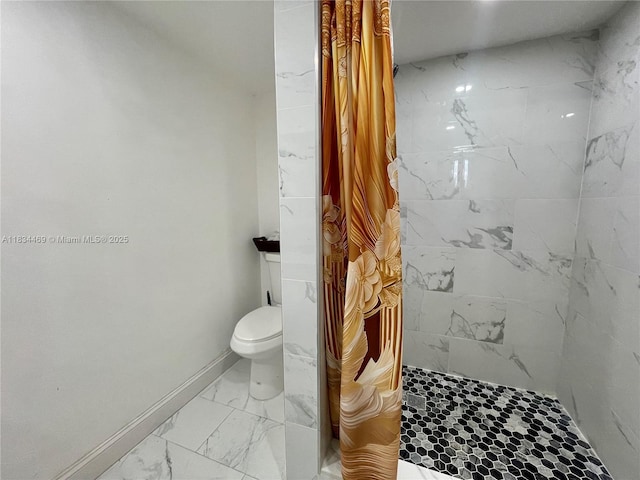 10090 NW 80th Ct Unit 1401, Hialeah Gardens, FL 33016 - bathroom with tiled shower and marble look tiles