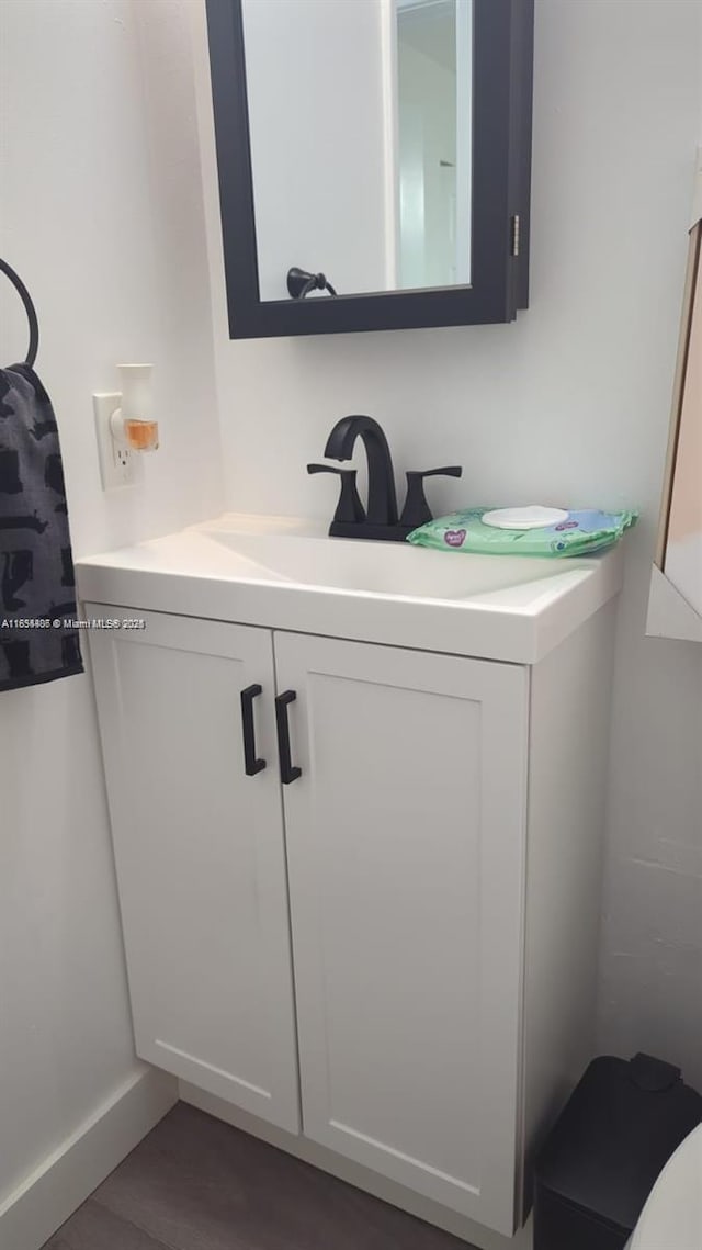 6137 Dewey St, Hollywood, FL 33023 - half bath with vanity and toilet