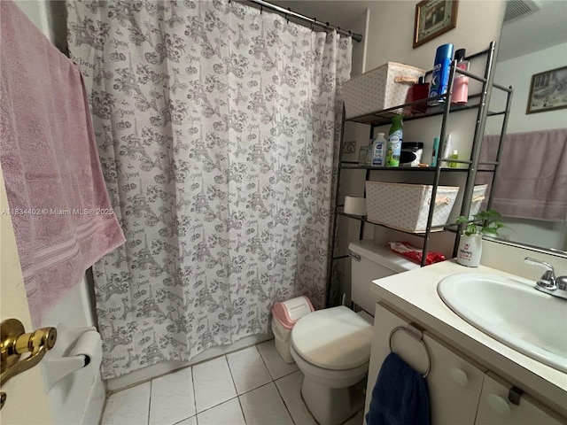 2775 W 52nd St Unit 305, Hialeah, FL 33016 - bathroom featuring tile patterned floors, vanity, and curtained shower