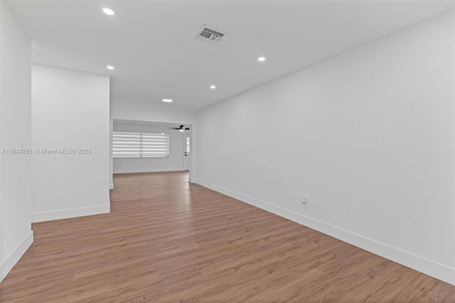20620 Anchor Rd, Cutler Bay, FL 33189 - spare room featuring recessed lighting and light wood-style floors