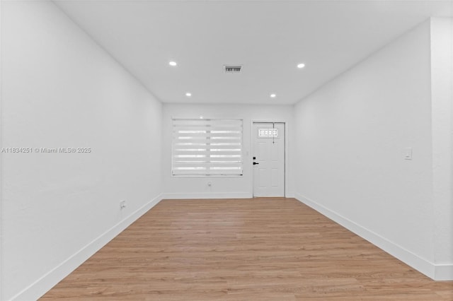 20620 Anchor Rd, Cutler Bay, FL 33189 - foyer entrance featuring recessed lighting and light wood-style floors