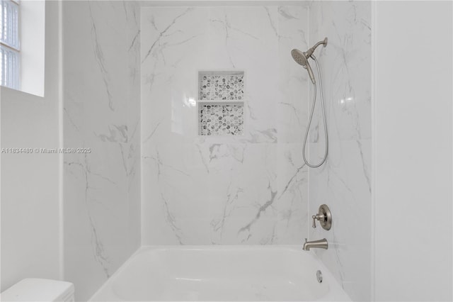 1525 Seabay Rd, Weston, FL 33326 - bathroom with shower / washtub combination and toilet