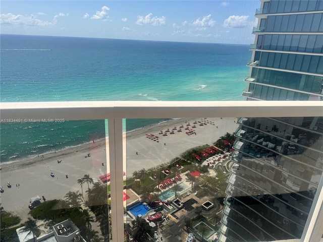 18001 Collins Ave Unit 1810, Sunny Isles Beach, FL 33160 - water view with nearby beach