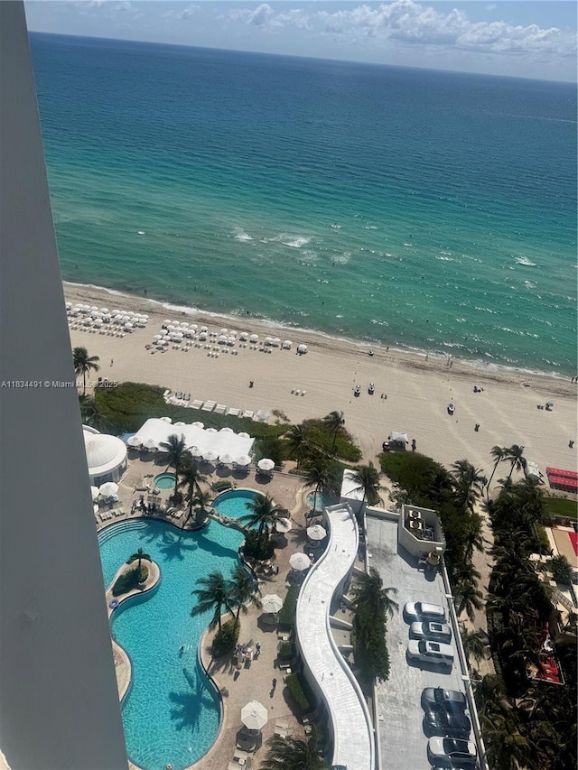 18001 Collins Ave Unit 1810, Sunny Isles Beach, FL 33160 - aerial view of expansive beach and a pool area