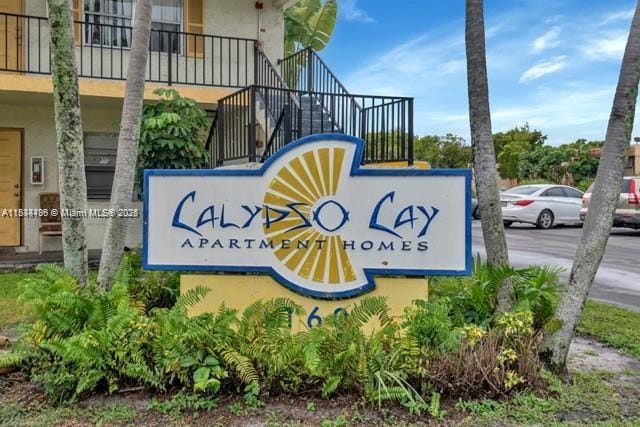 4160 NW 21st St Unit 115E, Lauderhill, FL 33313 - view of community sign