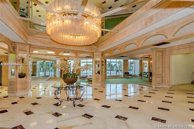 3180 S Ocean Dr Unit 1602, Hallandale Beach, FL 33009 - common area featuring a high ceiling