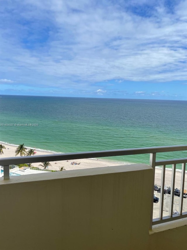 3180 S Ocean Dr Unit 1602, Hallandale Beach, FL 33009 - water view featuring nearby beach