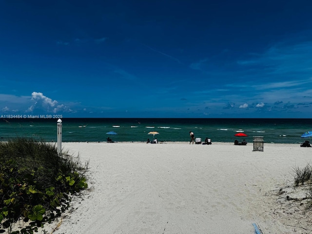 9156 Collins Ave Unit 310, Surfside, FL 33154 - water view with nearby beach