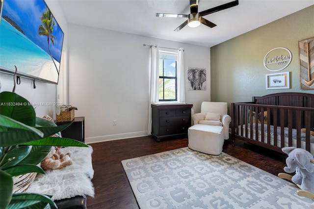 9932 NW 10th St, Miami, FL 33172 - bedroom featuring wood finished floors and a ceiling fan
