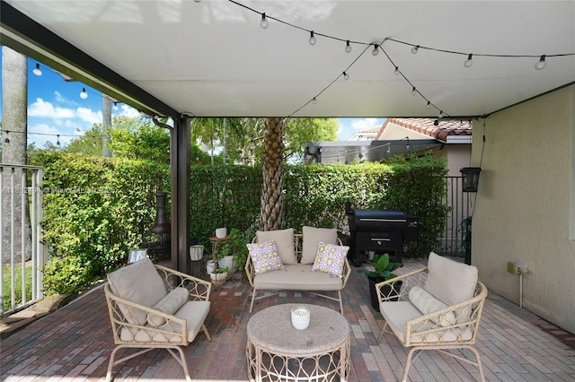 9932 NW 10th St, Miami, FL 33172 - view of patio with outdoor lounge area