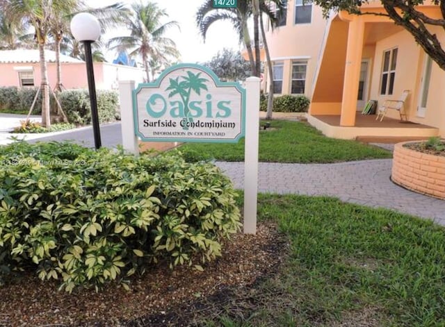 310 Arthur St Unit 9, Hollywood, FL 33019 - view of community sign