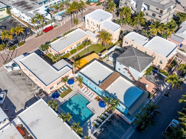 310 Arthur St Unit 9, Hollywood, FL 33019 - bird's eye view of a pool