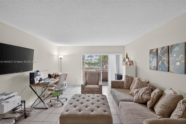 7745 SW 86th St Unit D-222, Miami, FL 33143 - tiled office space with a textured ceiling