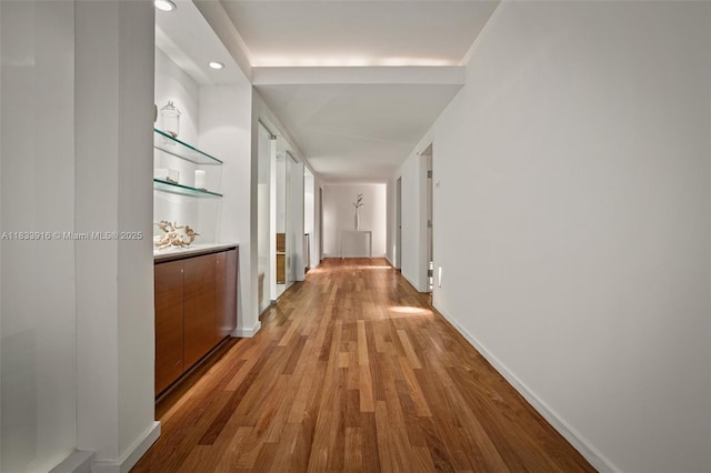 1040 Biscayne Blvd Unit 2108, Miami, FL 33132 - hallway featuring light wood finished floors and recessed lighting