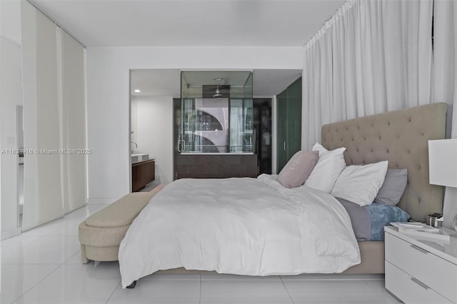 1040 Biscayne Blvd Unit 2108, Miami, FL 33132 - view of tiled bedroom