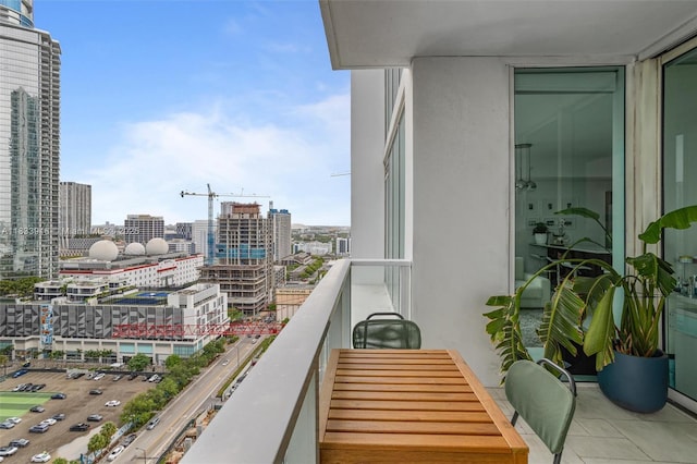 1040 Biscayne Blvd Unit 2108, Miami, FL 33132 - balcony featuring a view of city