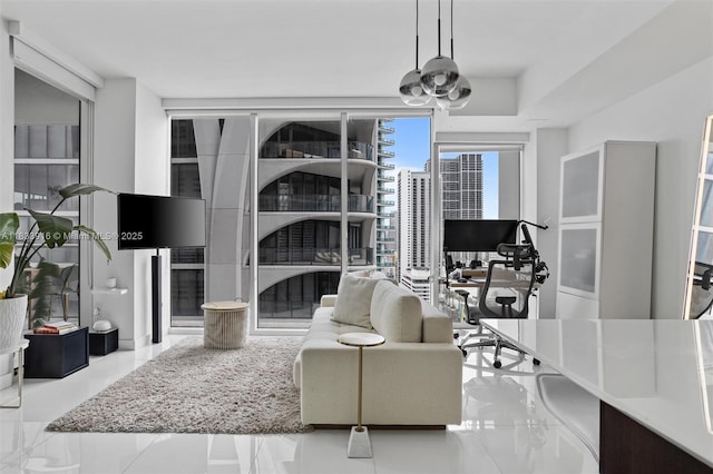 1040 Biscayne Blvd Unit 2108, Miami, FL 33132 - living area with an office area