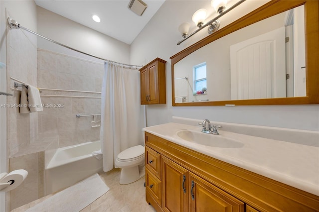 16701 SW 49th St, Southwest Ranches, FL 33331 - bathroom with vanity and shower / bath combo with shower curtain