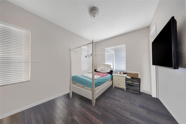 16701 SW 49th St, Southwest Ranches, FL 33331 - bedroom with baseboards and dark wood-type flooring