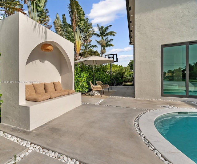 18269 SW 54th St, Miramar, FL 33029 - view of pool with a patio area