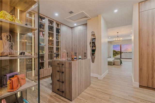 18269 SW 54th St, Miramar, FL 33029 - wine room with light wood-type flooring and recessed lighting