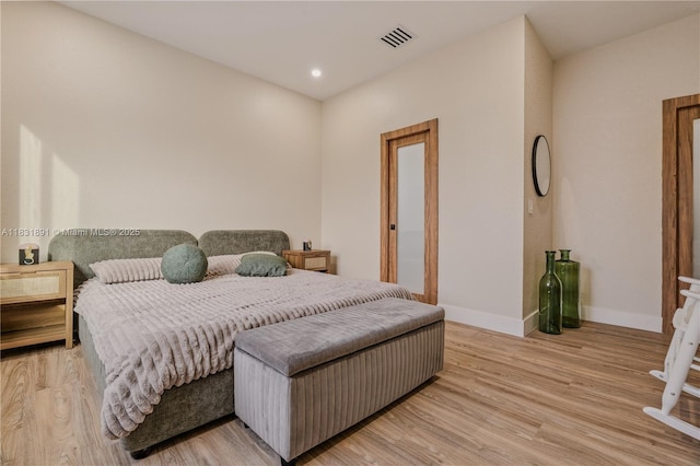 18269 SW 54th St, Miramar, FL 33029 - bedroom featuring light wood-style flooring and recessed lighting