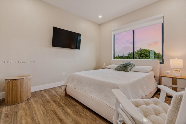18269 SW 54th St, Miramar, FL 33029 - bedroom with wood finished floors and recessed lighting