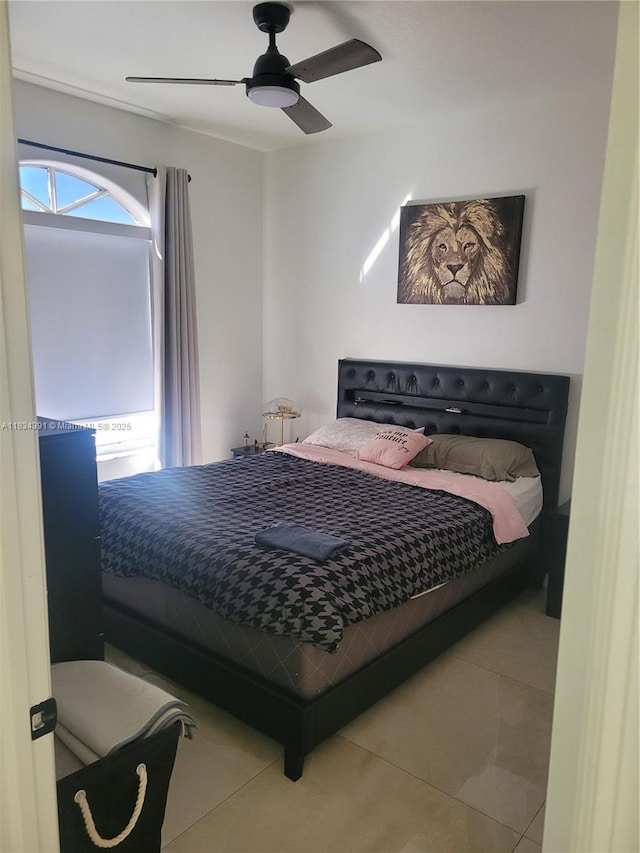 16909 SW 141st Ct, Miami, FL 33177 - bedroom featuring tile patterned flooring and a ceiling fan