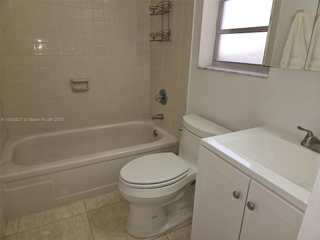 9199 Fontainebleau Blvd Unit 6, Miami, FL 33172 - full bathroom featuring tile patterned flooring, vanity, and shower / tub combination