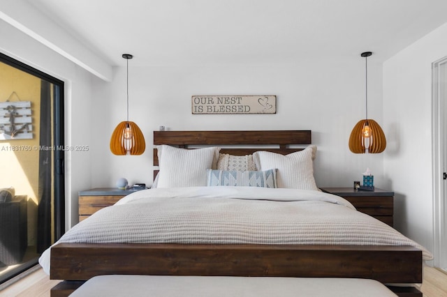 4000 NE 168th St Unit 113B, North Miami Beach, FL 33160 - bedroom featuring wood finished floors