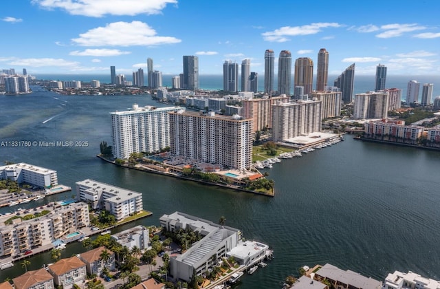 4000 NE 168th St Unit 113B, North Miami Beach, FL 33160 - bird's eye view of skyline and a nearby body of water