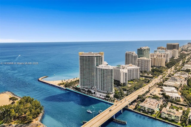 10275 Collins Ave Unit 722, Bal Harbour, FL 33154 - view of urban area with a nearby body of water and a notable bridge