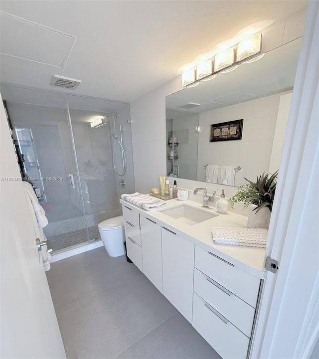 10275 Collins Ave Unit 722, Bal Harbour, FL 33154 - bathroom with vanity and a stall shower