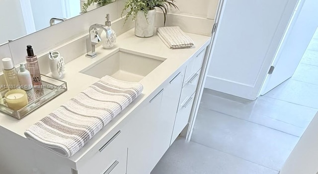 10275 Collins Ave Unit 722, Bal Harbour, FL 33154 - bathroom featuring vanity and concrete flooring