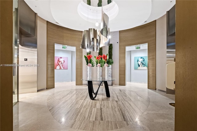 10275 Collins Ave Unit 722, Bal Harbour, FL 33154 - community lobby with a towering ceiling