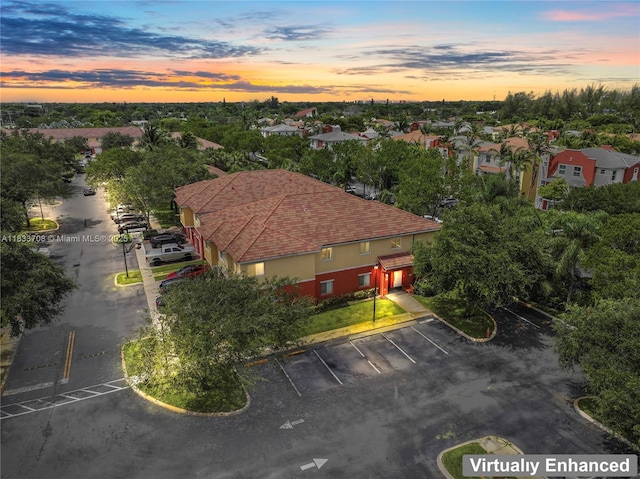 3335 Palomino Dr, Davie, FL 33024 - aerial view at dusk of a residential view