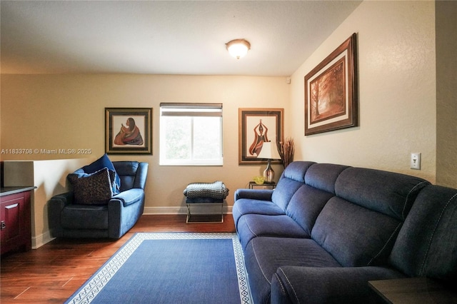 3335 Palomino Dr, Davie, FL 33024 - living room featuring wood finished floors and baseboards