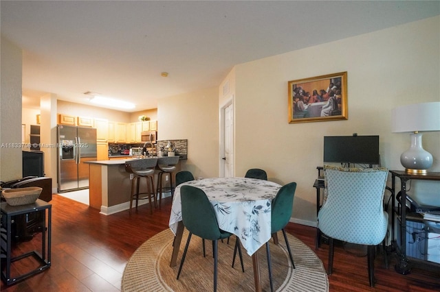 3335 Palomino Dr, Davie, FL 33024 - dining area with wood-type flooring