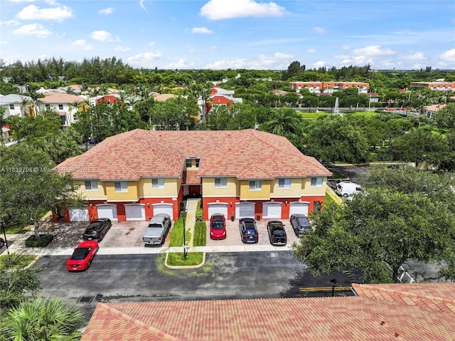 3335 Palomino Dr, Davie, FL 33024 - bird's eye view of a tree filled landscape