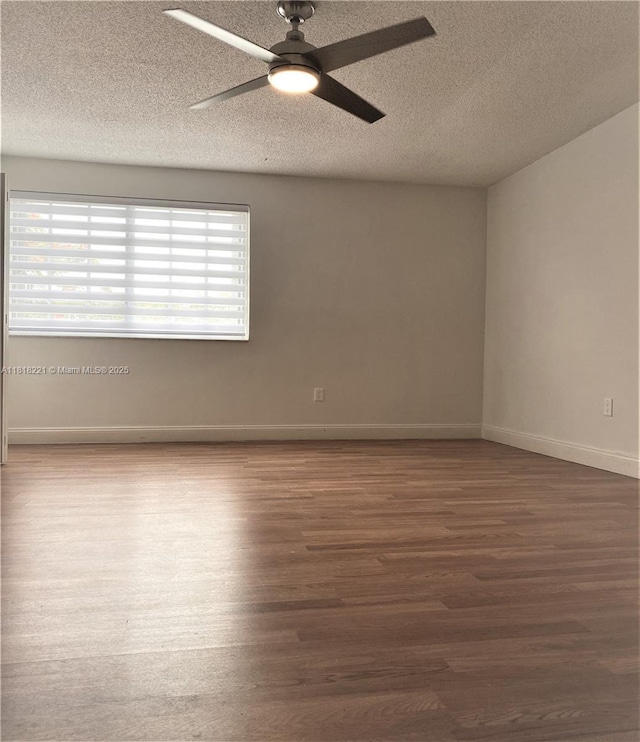 9017 SW 157th Path, Miami, FL 33196 - unfurnished room featuring a ceiling fan, a textured ceiling, and wood finished floors