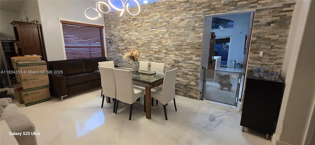 19185 SW 25th Ct, Miramar, FL 33029 - dining area featuring a chandelier