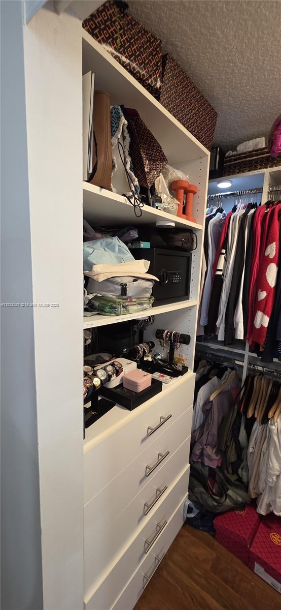 19185 SW 25th Ct, Miramar, FL 33029 - spacious closet with wood finished floors