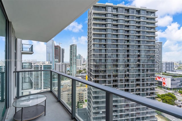 501 NE 31st St Unit 2308, Miami, FL 33137 - balcony featuring a city view