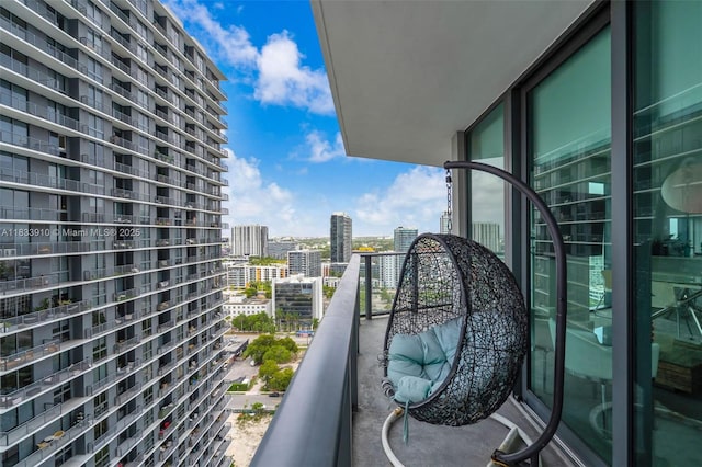 501 NE 31st St Unit 2308, Miami, FL 33137 - balcony featuring a view of city