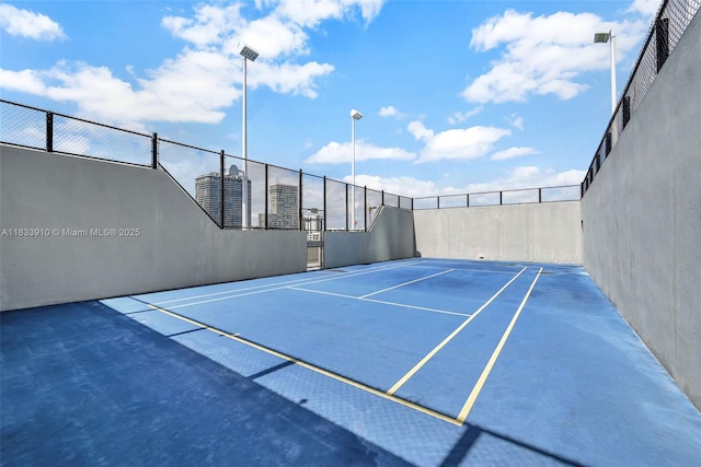 501 NE 31st St Unit 2308, Miami, FL 33137 - view of tennis court featuring community basketball court